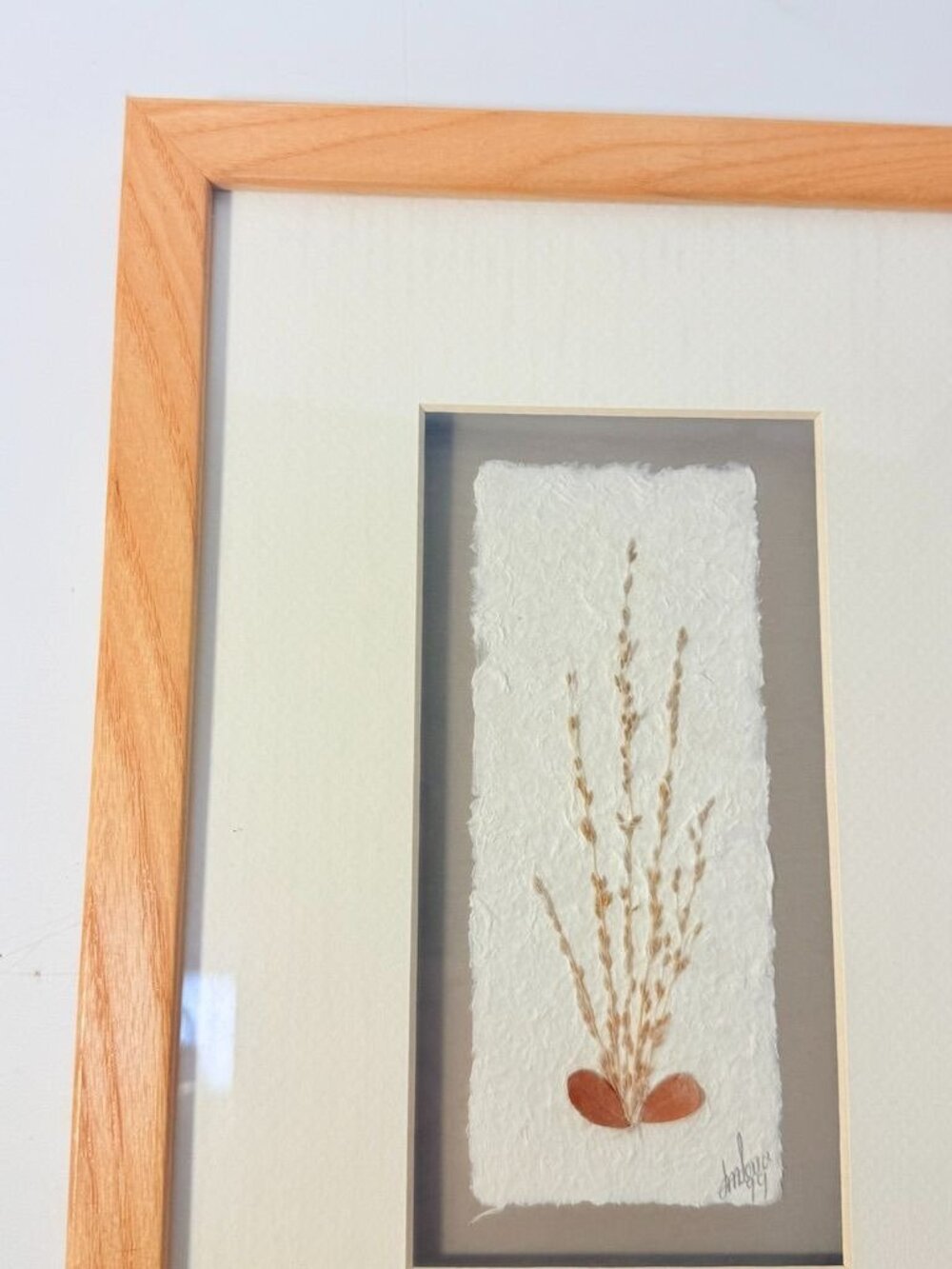Wall Decor Handcrafted Floral Paper Art Vintage Sculptural Shadow Box Tiny Flowe - Picture 11 of 16